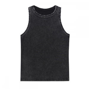 Custom Cotton Spandex Women Tank <b>Top</b> Ribbed Blank Solid Colors Casual Daily Sport Wear <b>Cami</b> <b>Top</b> Women's Tank <b>Tops</b> - Product Image 1