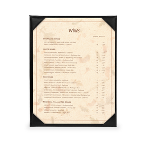 De moda de cuero durable buena calidad popular hotel de menú titular - Product Image 2