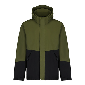 Veste softshell personnalisée pour hommes, col montant et tissu extensible - Idéale pour les vêtements de sport d'hiver, vente en gros - Product Image 1