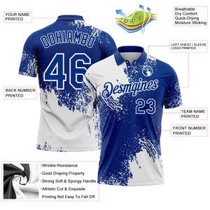 Polo de performance haut de gamme, logo de club personnalisé, nom et numéro du joueur, col côtelé, manches courtes, t-shirt en polyester - Product Image 3