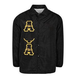 Chaqueta grecia para hermandades y fraternidades, para hombre, con parches bordados personalizados, ligera, para equipos deportivos, chaqueta de entrenador Delta Sigma Theta - Product Image 3