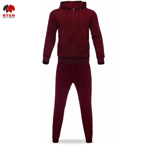 Ensemble de survêtement sportif pour homme, coupe ajustée, avec fermeture éclair intégrale, veste et pantalon rayés, 2 pièces - Product Image 6