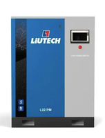Liutech LUF55VSD 8.6bar compresseur à vis industriel sans huile compresseur d'air stationnaire pour l'exploitation minière 12V engrenage moteur fabriqué