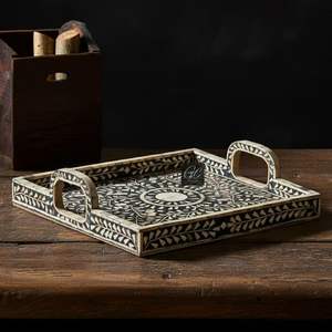 Bandeja hecha a mano con diseño de hueso - Product Image 5