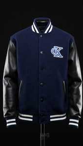 เสื้อแจ็คเก็ตวาร์ซิตี้คุณภาพสูงสำหรับผู้ชายพร้อมปกตั้ง - Product Image 1