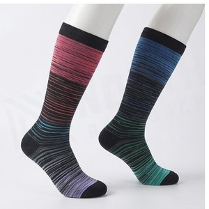 North Approach <b>Knee</b> <b>High</b> <b>Socks</b> Dot Pattern Breathable Spandex Polyester Adult Summer Casual <b>Socks</b> - Product Image 3