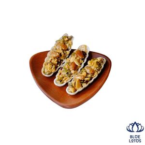 สินค้าขายดี ทาร์ตนัทเรือ ทำจากวัตถุดิบธรรมชาติ ปราศจากส่วนผสมจากสัตว์ คาร์โบไฮเดรตต่ำ คุณภาพสูง ทำด้วยมือ ขนมเค้กถั่วรวม ราคาโรงงาน - Product Image 1