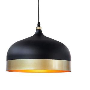 Lampe suspendue ronde contemporaine polie avec anneau pour salon, cuisine, salle à manger et décoration de chambre - Product Image 2