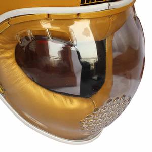 ขายส่งอุปกรณ์ป้องกันศีรษะคุณภาพสูงสำหรับผู้ใหญ่ สำหรับการฝึกซ้อมมวยและ MMA รุ่นใหม่ ระบายอากาศได้ดี พกพาสะดวก ป้องกันใบหน้าเต็มรูปแบบ ทำจากหนัง - Product Image 4