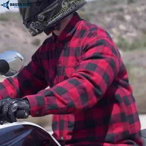 Chemise de sécurité pour motards, respirante, coupe-vent, en flanelle, pour la conduite - Product Image 5