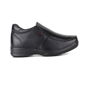 Chaussures habillées noires de qualité supérieure pour hommes, style classique pour le bureau, à lacets, aspect cuir, chaussures de ville pour affaires. - Product Image 4