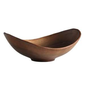 Bol à soupe artisanal en bois d'acacia - Vaisselle de luxe écologique pour les fêtes - Product Image 4