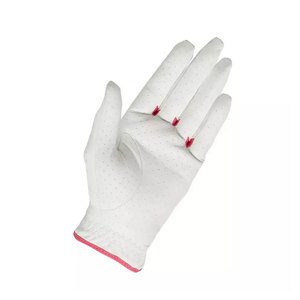 Gant de golf en cuir véritable blanc pour droitier, antidérapant, avec fermeture auto-agrippante, pour hommes, usage sportif, DARIB IMPEX, embossé - Product Image 4