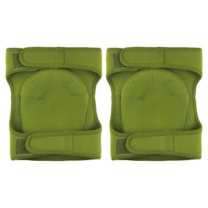 Rodillera Verde Oliva de Alta Calidad, Protector de Espuma EVA Gruesa, Antideslizante, con Correa Ajustable para Voleibol - Product Image 3