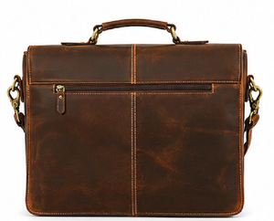 Bolso Mensajero de Cuero Genuino Vintage, Bolso de Negocios para Viajes, Portátil, Duradero, de Alta Calidad, Proveedor Mayorista para Oficina, OEM - Product Image 3