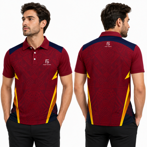 Camiseta Polo Deportiva Personalizada por Sublimación para Hombre, Transpirable, de Secado Rápido, para Golf, Tenis, Jersey de Manga Corta, Ropa Deportiva de Equipo - Product Image 3