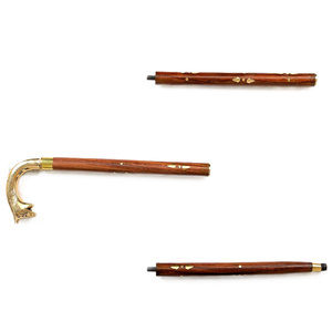 Bastón de Madera Maciza Hecho a Mano con Cabeza de Animal, Mango Ergonómico, Uso Médico, Logotipo Personalizable, Bastón de Movilidad - Product Image 6