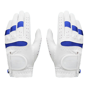 Guantes de golf usados de primera calidad para mano derecha e izquierda, transpirables, de material suave, guantes de golf de alta gama con logotipo personalizado en color. - Product Image 4