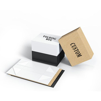 Emballage en papier de carton rigide Emballage cadeau pour hommes Ceinture Portefeuille Briquet Rasoir Rasoir Boîte d'emballage extérieure de luxe avec couvercle magnétique