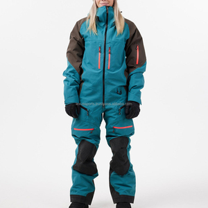 Traje de Esquí Unisex de Invierno, Mono con Capucha y Cuello de Piel, Impermeable, Cortavientos, con Cierre de Cremallera, para Deportes al Aire Libre - Product Image 1