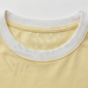 เสื้อครอปท็อปผู้หญิงผ้าฝ้ายพรีเมียมสีสันตามสั่ง น้ำหนักเบา สไตล์สตรีทแวร์ แห้งเร็ว เสื้อเชิ้ตสีพื้นแบบปรับแต่งได้ ชุดออกกำลังกาย - Product Image 4