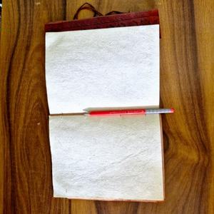 Usine produit des carnets personnalisés A5 en cuir souple avec couverture rigide, papier intérieur, planificateur avec reliure cousue pour accessoires cadeaux - Product Image 4