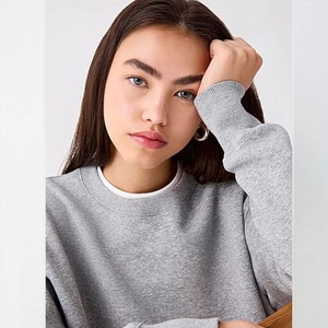 Sudadera con Capucha para Mujer, de Invierno, Oversize, Color Liso, Manga Larga, Estilo Casual Urbano, Holgada, para Uso Diario - Product Image 6