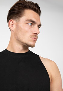 Débardeur de musculation en coton léger, respirant, séchage rapide, écologique, 180g, avec emmanchement profond, OEM, marque privée - Product Image 5