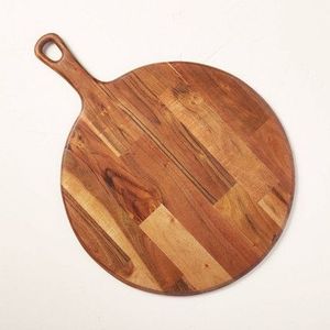 Planche à pizza en bois d'acacia Belief, taille personnalisée, rectangulaire, plateau de service pour charcuterie, poignée, écologique, épaisseur 1,5 cm, passe au lave-vaisselle - Product Image 3
