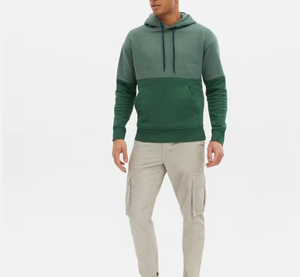 เสื้อฮู้ดผู้ชายผ้าฝ้าย 100% แบบสวมหัว ระบายอากาศได้ดีและแห้งเร็ว - Product Image 6
