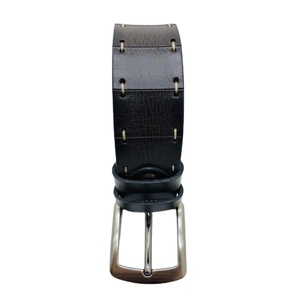 Ceintures formelles pour hommes de style vintage avec boucle, impression par transfert thermique, ceintures en cuir véritable résistantes, fabricant et grossiste - Product Image 1