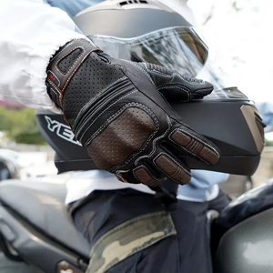 Guantes Deportivos de Motocicleta de Cuero con Logotipo Personalizado, Guantes de Carreras de Motocicleta, Guantes Profesionales para Carreras de Motocicleta - Product Image 2