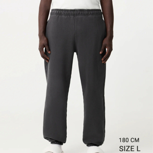 Tissu 100% coton personnalisé en gros pour pantalons de jogging en molleton avec impression en relief pour hommes, prix de gros abordable - Product Image 5