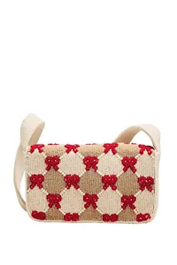 Cartera de Mano Decorativa Bordada con Arte Floral Colorido y un Atractivo Elegante para Fiestas - Product Image 2