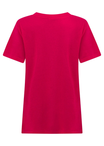 T-shirt décontracté d'été pour femmes, col rond, couleur unie, manches courtes, coupe ajustée confortable, haut tendance - Product Image 2