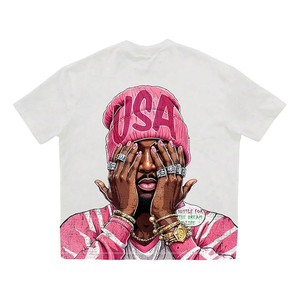 T-shirt Homme Sur Mesure Coupe Boxy Oversize Streetwear Coton Lourd Ample Décontracté Vente en Gros Mode Estivale 2026 - Product Image 1