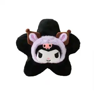 Симпатичная кукольная Подушка Kawaii, новая кукла Kuromi Cinnamoroll, мягкая подушка в форме звезды, моя мелодия, для дома, офиса, украшения