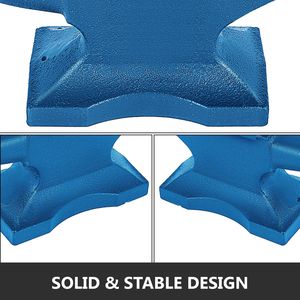 Ensemble de forge robuste en fonte à corne unique pour la forge et la bijouterie, à vendre - Product Image 5