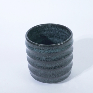 Glossy Stripe Ceramic Tea <b>Mug</b> 200ml/300ml Custom Japanese Drinkware for Cafe Restaurant Hotel - Product Image 6