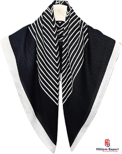 Premium Printed Long <b>Scarf</b> Soft Fabric Custom Logo Head <b>Scarf</b> White Label OEM ODM Textile Manufacturer Bali Export - Product Image 4