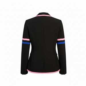 เสื้อเบลเซอร์ทรงเข้ารูปสำหรับผู้หญิง รุ่นวาร์ซิตี้ ปี 1938 แต่งขอบตัดกัน ดีไซน์ทันสมัย เหมาะสำหรับใส่ไปทำงาน ปาร์ตี้ หรือเป็นเสื้อคลุมแฟชั่น - Product Image 2