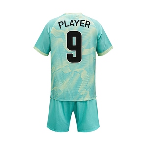 Custom Youth Football <b>Jersey</b> Sets for <b>Kids</b> Comfortable Breathable Sportswear Durable Training Kits Stand Collar Front Team Name - Product Image 2