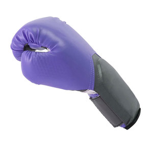 Gants de boxe en similicuir noir Econex Sports avec sangle de poignet personnalisable et impression de marque d'eau pour l'entraînement des adultes - Product Image 4