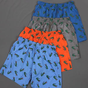 Pantalones Cortos Deportivos Casuales de Algodón Elástico Tejido, Talla L M, Ecológicos, para Otoño, Pantalones Cortos Estampados de Verano para Hombre, Traje de Baño para Playa - Product Image 2