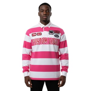 Camisas Polo de Manga Larga con Logotipo Bordado Personalizado al por Mayor para Hombre, Camisas Polo de Manga Larga 2026 - Product Image 2