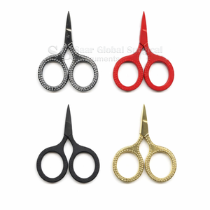 Ciseaux en plastique colorés avec lames courbées en acier inoxydable pour la manucure et le nail art, outils de beauté pour adultes, nouveau design - Product Image 4