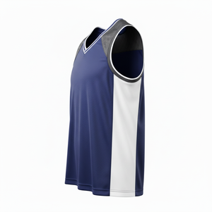 Camiseta de Baloncesto sin Mangas para Hombre, Transpirable, 100% Poliéster, Personalizable con Nombre y Números del Equipo en la Parte Delantera - Product Image 3