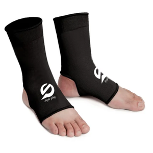 Protector de Espinilla y Empeine para Artes Marciales, Negro, con Impresión por Transferencia Térmica, de Cuero PU, para Taekwondo, Karate y Sparring - Product Image 2