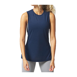 Débardeur côtelé sans manches pour femme, couleur unie, décontracté, tendance, basique, été, 100% coton tissé, dentelle - Product Image 1
