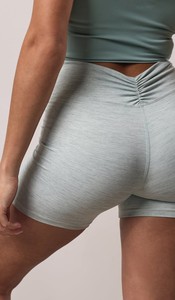 Shorts décontractés taille mi-haute pour femme, coupe ample en coton respirant et doux, pour le quotidien, motif tendance - Product Image 2
